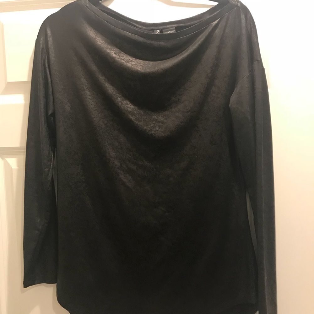 Faux Leather shirt